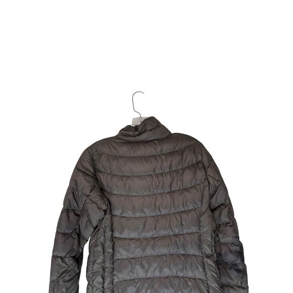 Uniqlo Puffer Jacket Women's Gray Light Packable Full Zip Winter Basic Medium - Picture 7 of 12